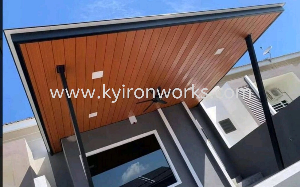 Mild Steel Aluminium Strip Ceiling Awning