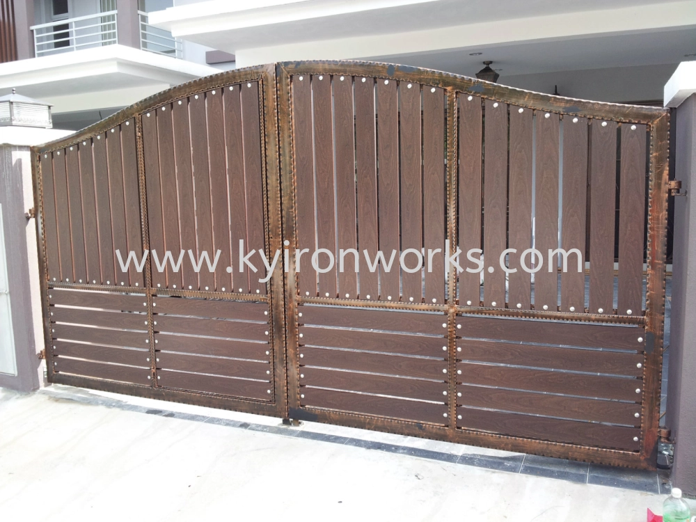 Mild Steel Aluminium Panel Main Gate(Folding/Swing)