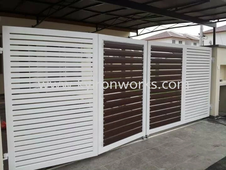 Mild Steel Aluminium Main Gate (Folding/Swing)