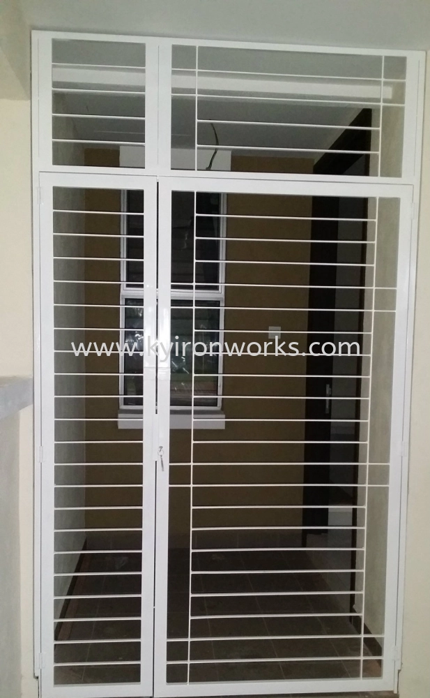 Mild Steel(Flat Bar) Door with Handle Lock