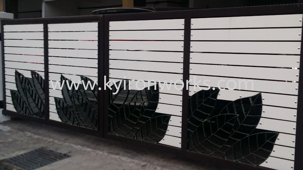 Wrought Iron Aluminium Main Gate (Folding/Swing)