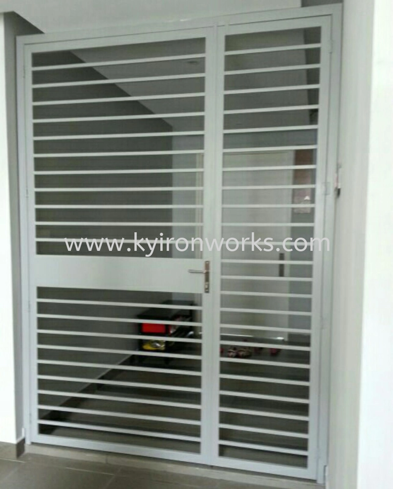 Mild Steel Main Door with Handle Lock
