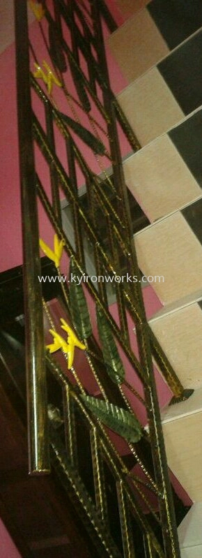 Wrought iron Steel Staircase