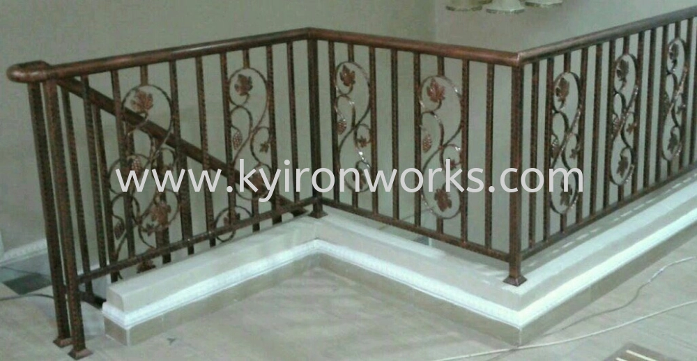 Wrought iron Steel Staircase 