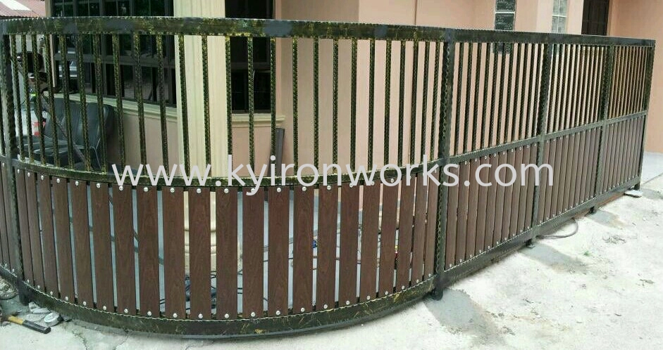 Mild Steel Fencing bundle Aluminium Panel