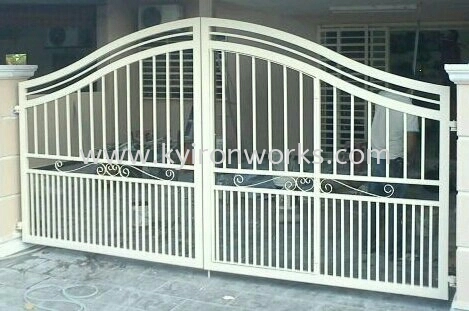 Mild Steel Main Gate(Swing/Folding)-Frame Ms 1x2(1.2)Hollow & Ms 6/8x6/8(1.0)Hollow