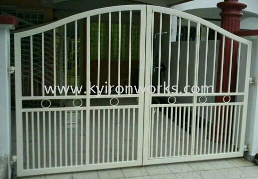Mild Steel Main Gate(Swing/Folding)-Frame Ms 1 1/2x3(1.6)Hollow & Ms 6/8x6/8(1.0)Hollow