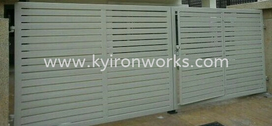 Mild Steel Main Gate(Swing/Folding)-Frame Ms 1 1/2x3(1.6)Hollow & Ms 1x3(1.2)Hollow 