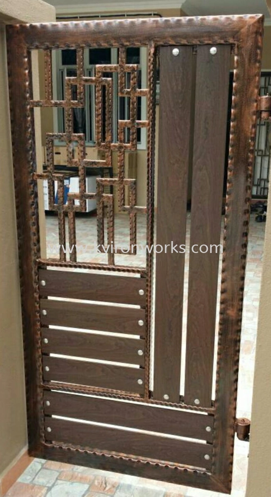Wrought Iron Aluminium Main Gate (Folding/Swing)