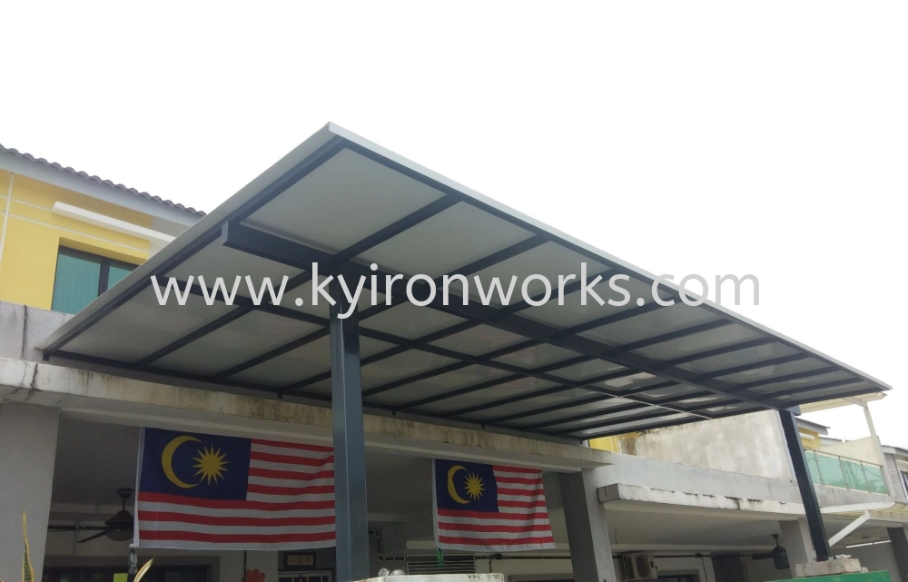 Mild Steel Aluminium Composite Panel (ACP 4mm)Skylight Awning -FrameMs 1 1/2x 1 1/2(1.2)Hollow ,Bean Ms 2x4(1.6)Hollow,Pillar Ms 4x4(1.9)Hollow 