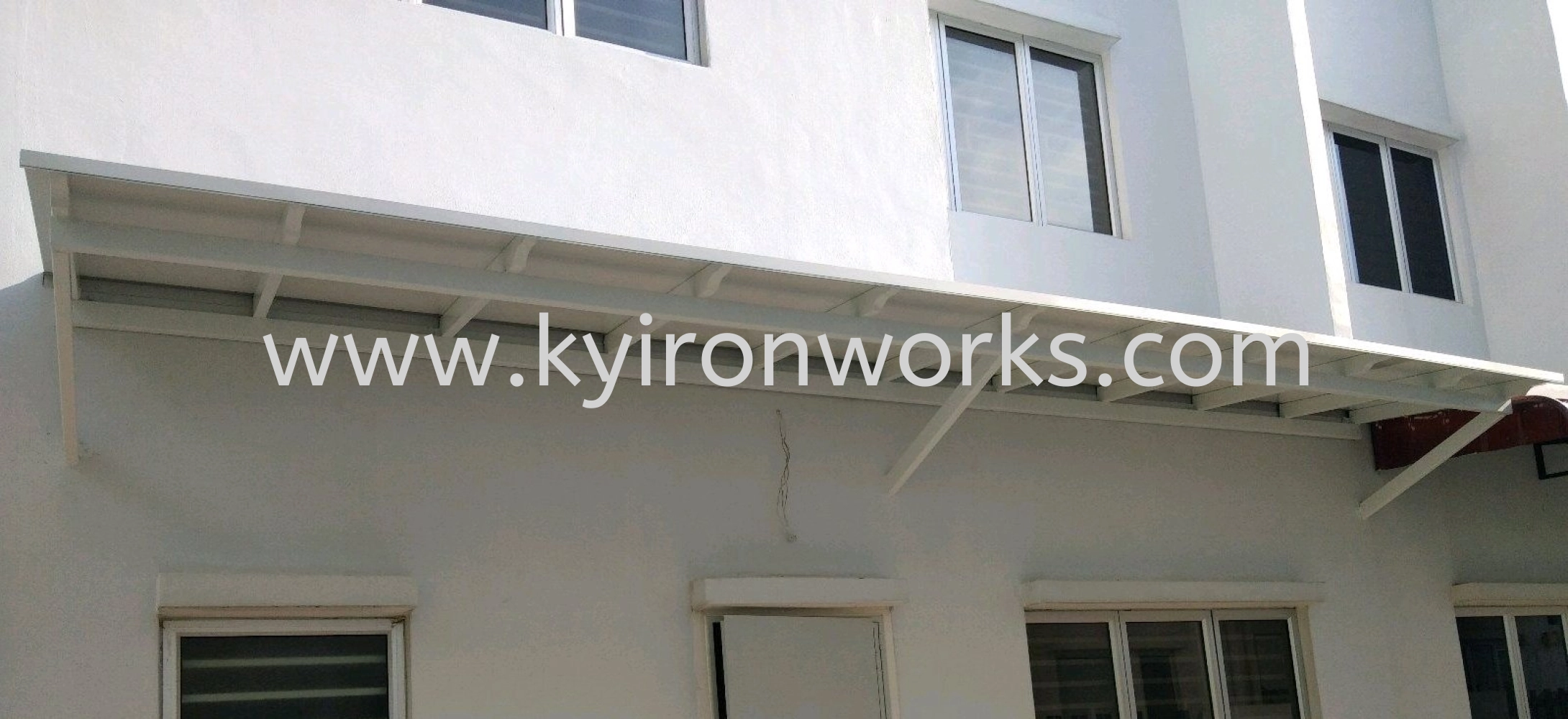 Mild Steel Aluminium Composite Panel (ACP 4mm)Pergola Roof Awning -Frame & Arm Ms 1 1/2x3(1.6) or Ms 2x4(1.6) Hollow,Bean Ms 2x4(1.6) Hollow