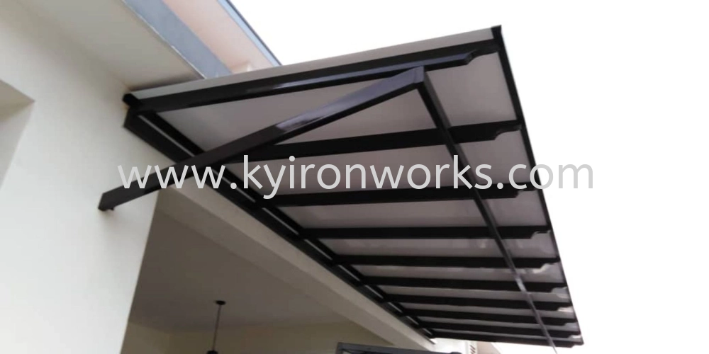 Mild Steel Aluminium Composite Panel (ACP 4mm)Pergola Roof Awning -Frame/Bean/Arm Ms 1 1/2x3(1.6) or Ms 2x4(1.6) Hollow