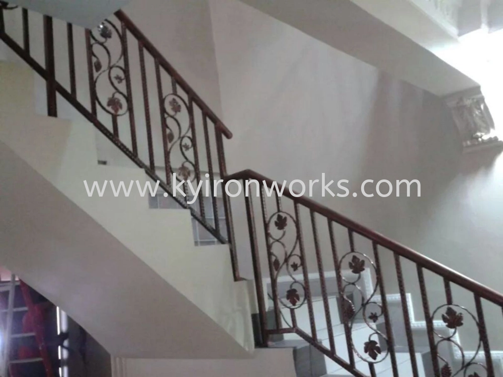 Wrought iron Steel Staircase