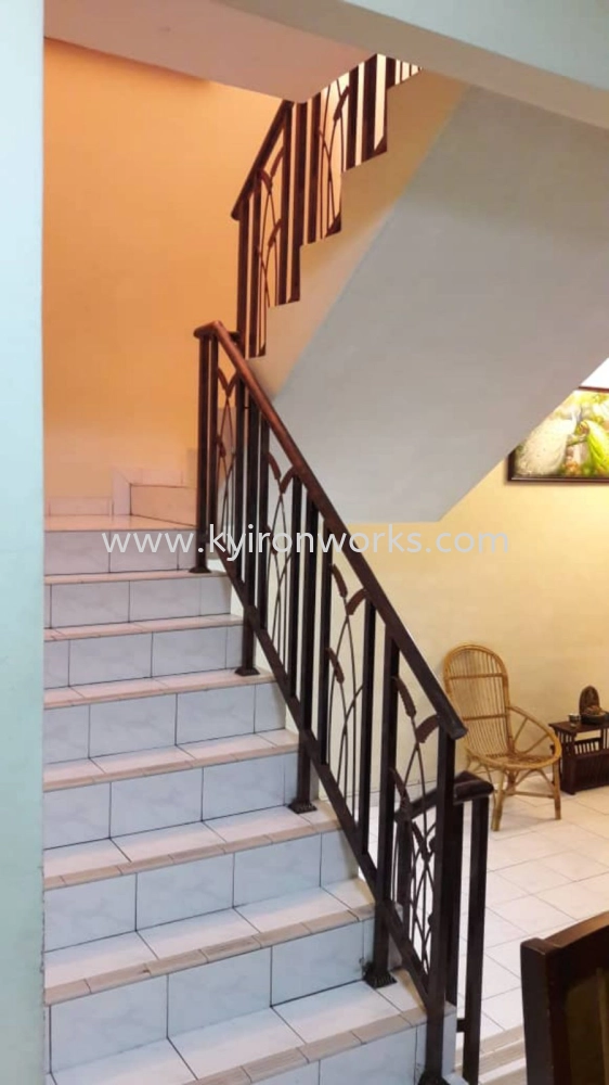 Wrought iron Steel Staircase