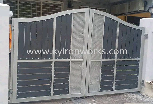 Mild Steel Aluminium/Perforated Plate Main Gate (Folding/Swing)