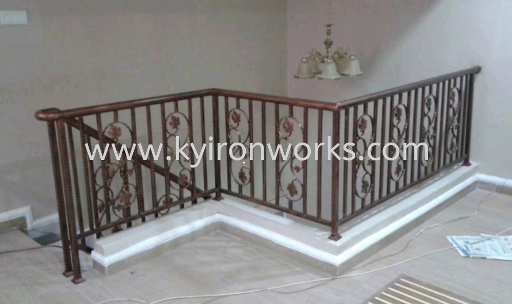 Wrought iron Steel Staircase