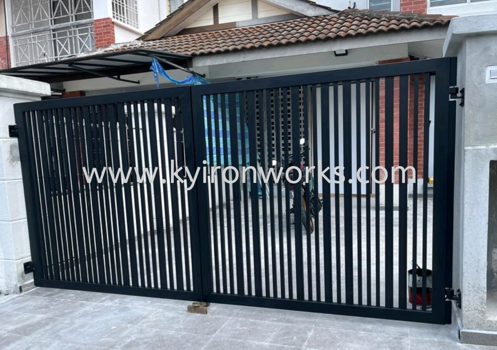 Mild Steel Main Gate(Swing/Folding)-Frame Ms 1 1/2x3(1.6)Hollow ,Ms 1x2(1.0)& Ms 6/8x6/8(1.0) Hollow