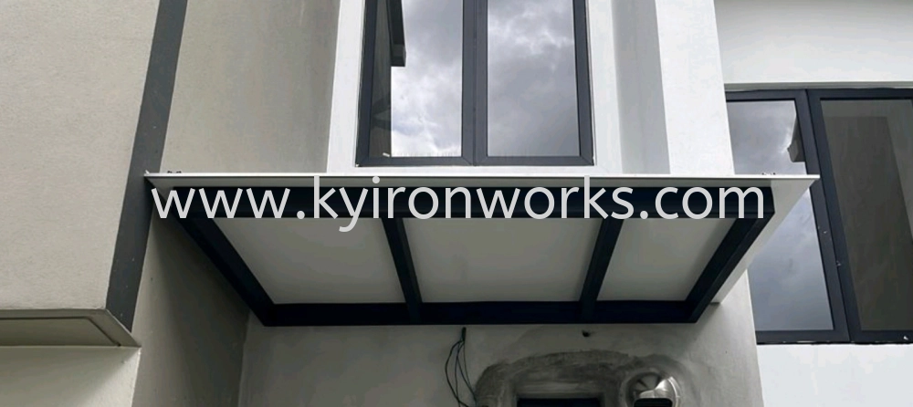 Mild Steel Aluminium Composite Panel (ACP 4mm)Pergola Roof Awning -Frame & Bean Ms 1 1/2x3(1.6) or Ms 2x4(1.6) Hollow