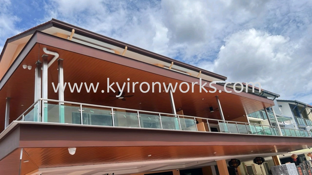 Mild Steel Aluminium Ceiling Strip Awning