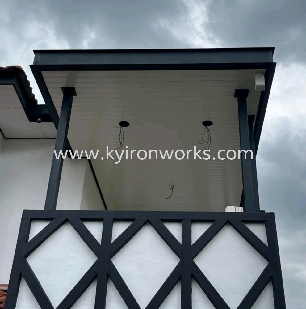 Mild Steel Aluminium Strip Ceiling Awning