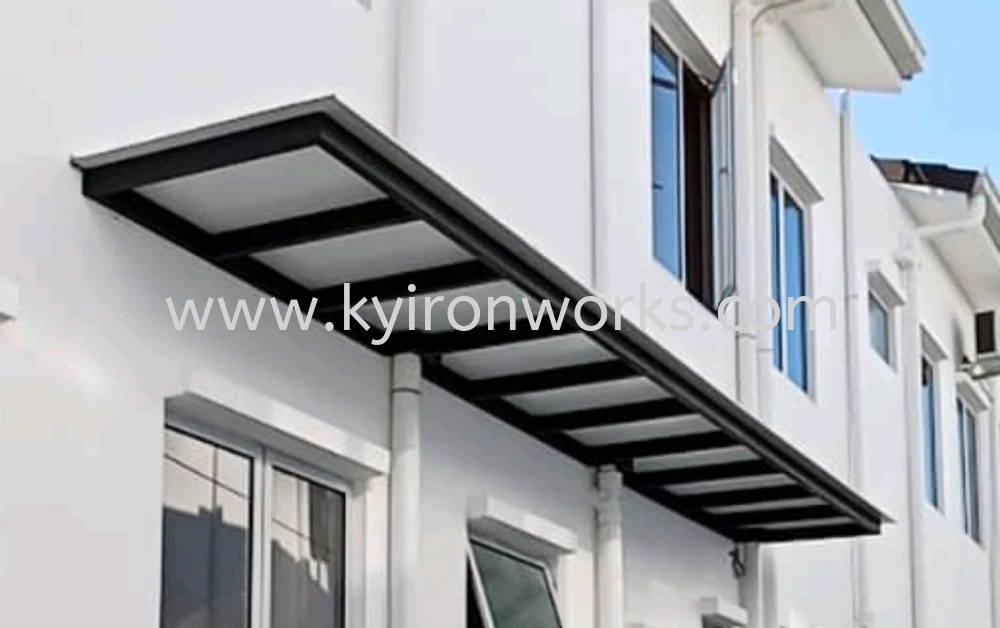 Mild Steel Aluminium Composite Panel (ACP 4mm)Pergola Roof Awning -Frame & Bean Ms 1 1/2x3(1.6) or Ms 2x4(1.6) Hollow