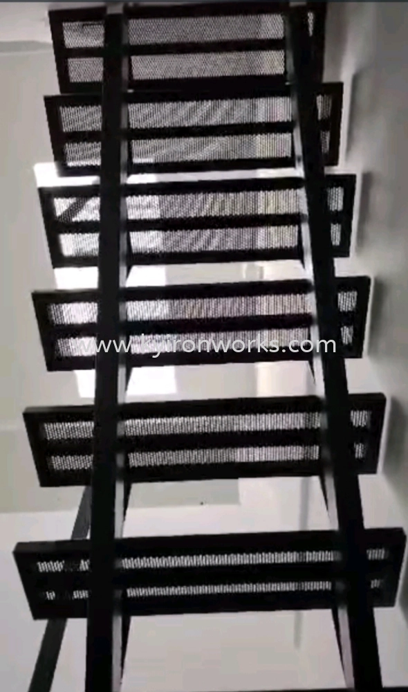 Mild Steel Staircase( Perforated Metal Plate )