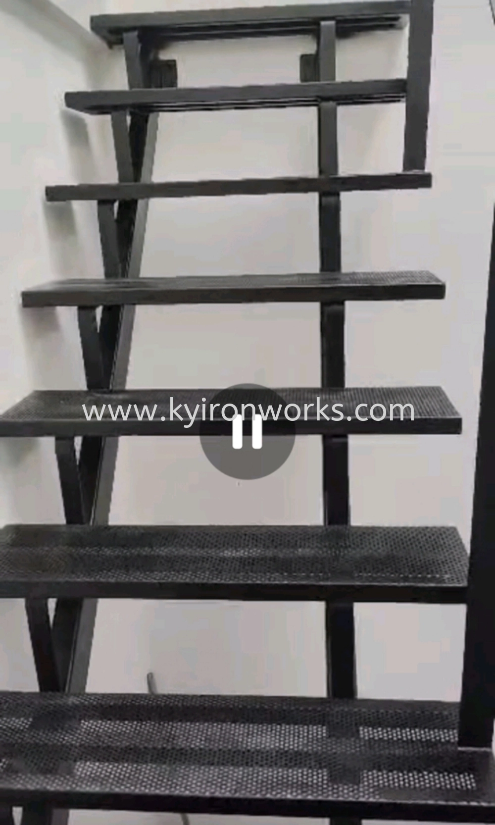 Mild Steel Staircase( Perforated Metal Plate )