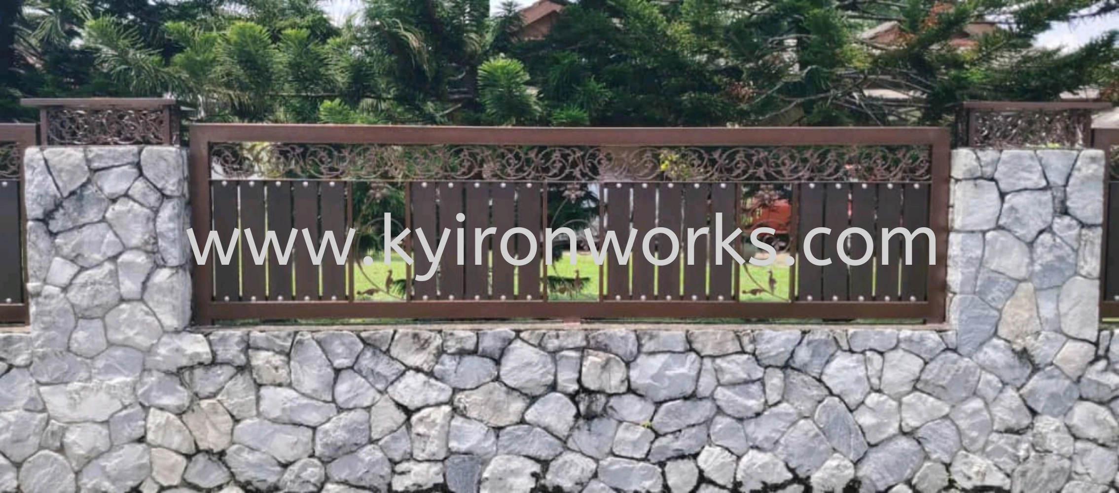 Wrought Iron Aluminium Fencing