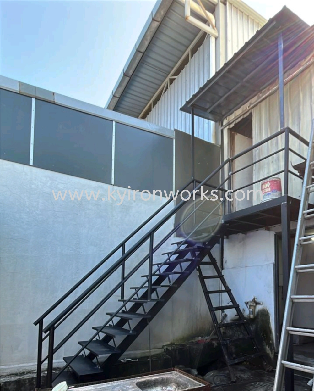 mild steel staircase 