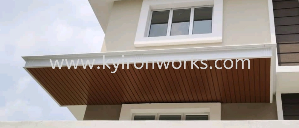 Mild Steel Aluminium Strip Ceiling Awning