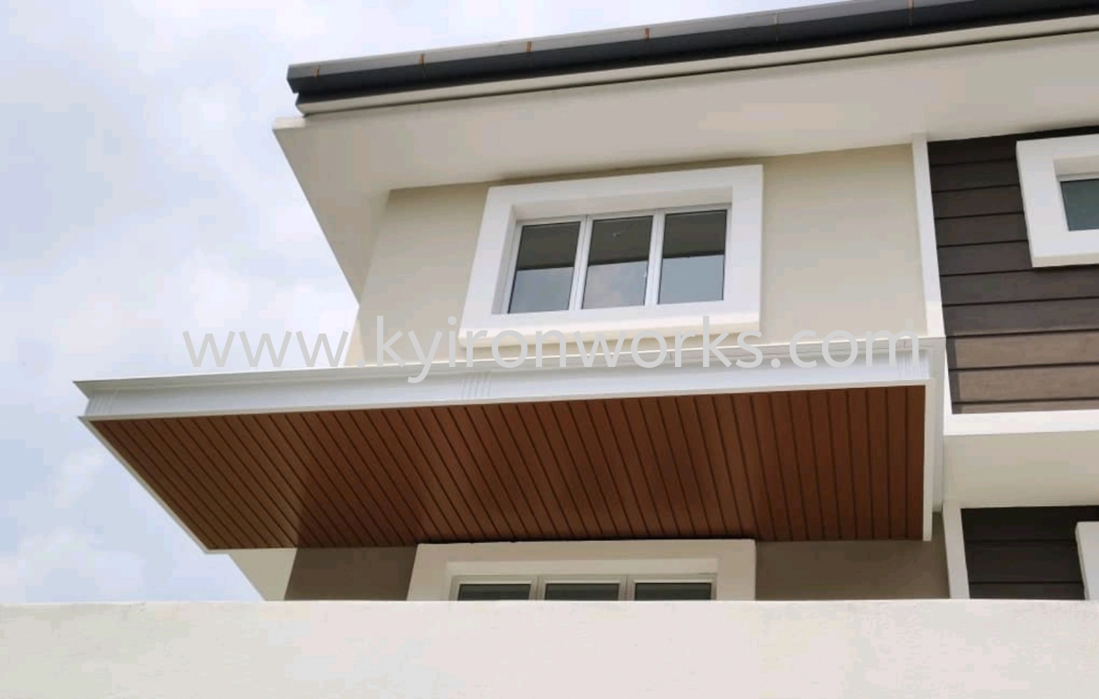 Mild Steel Aluminium Strip Ceiling Awning