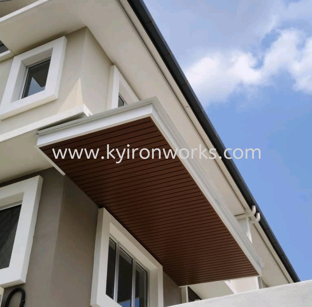 Mild Steel Aluminium Strip Ceiling Awning