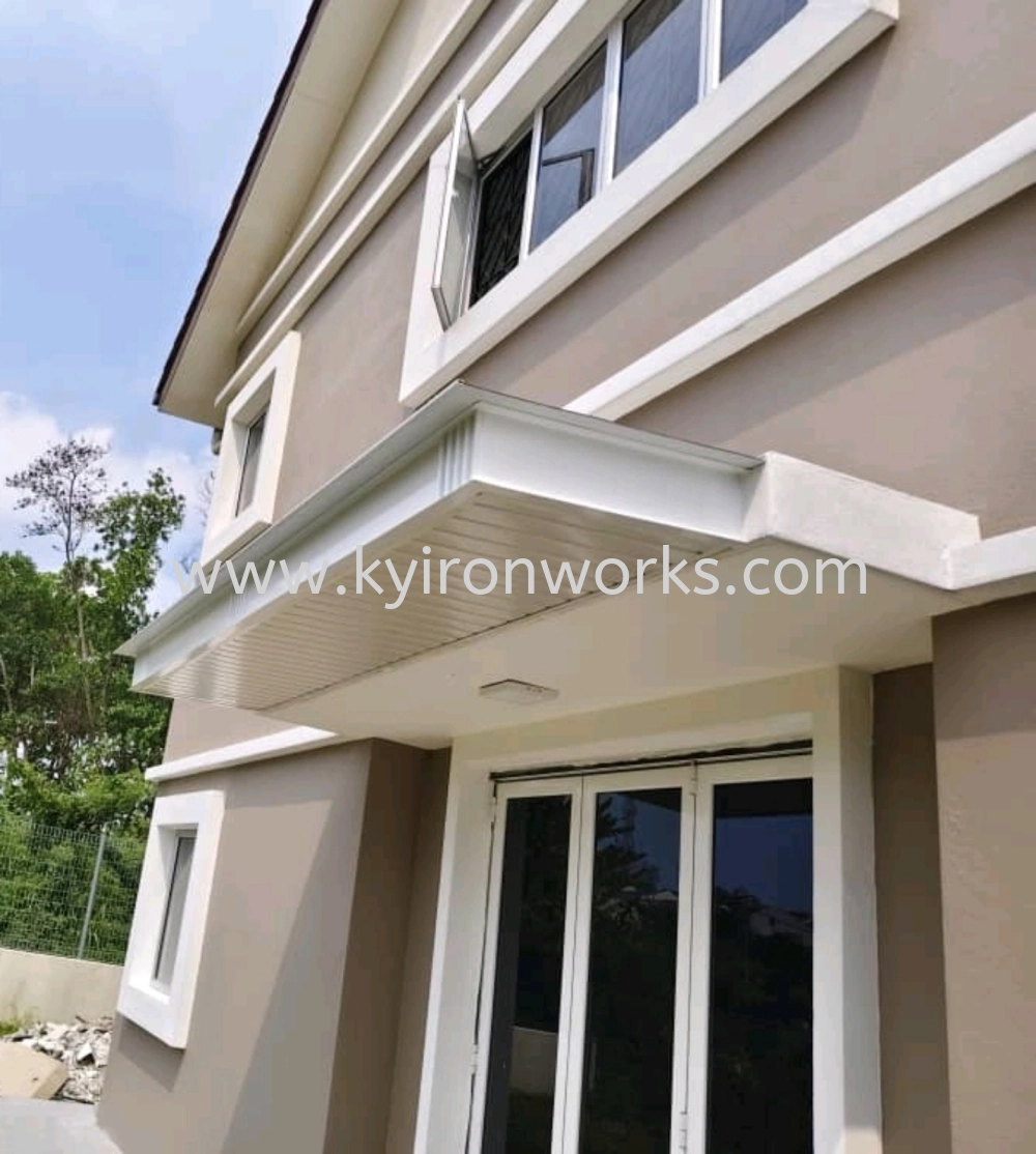 Mild Steel Aluminium Strip Ceiling Awning