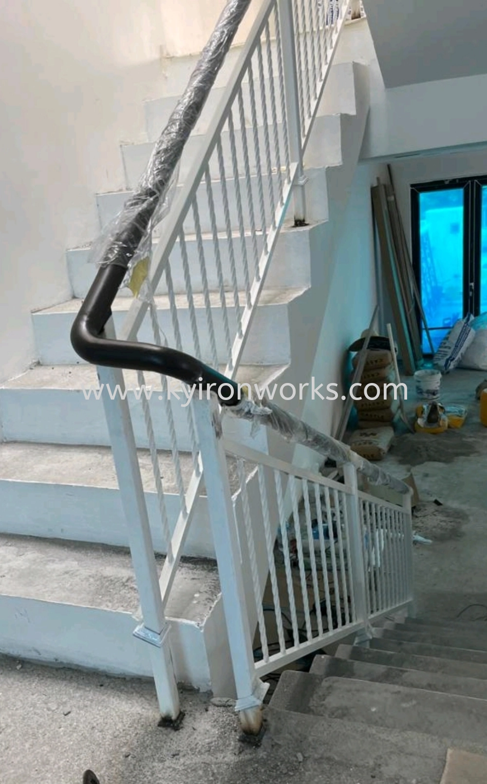 Wrought iron Steel Staircase 