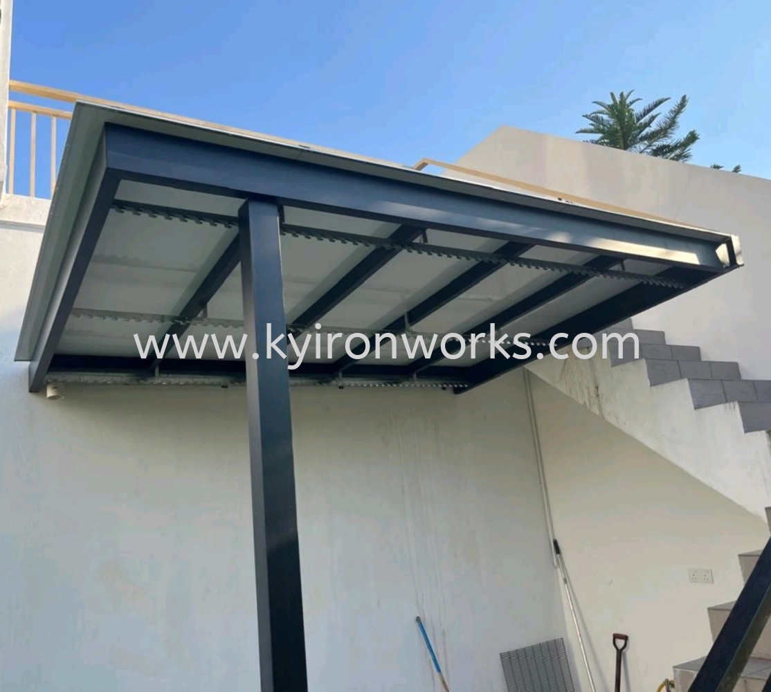 Mild Steel Aluminium Strip Ceiling Awning