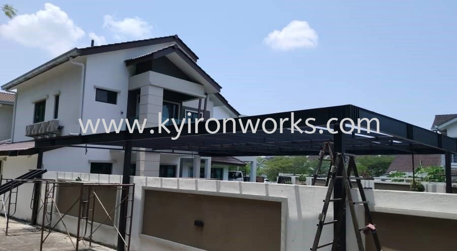 Mild Steel Aluminium Strip Ceiling Awning