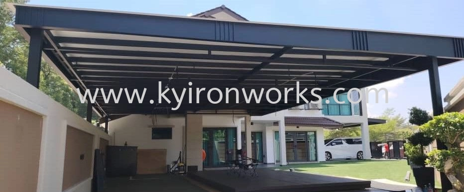 Mild Steel Aluminium Strip Ceiling Awning