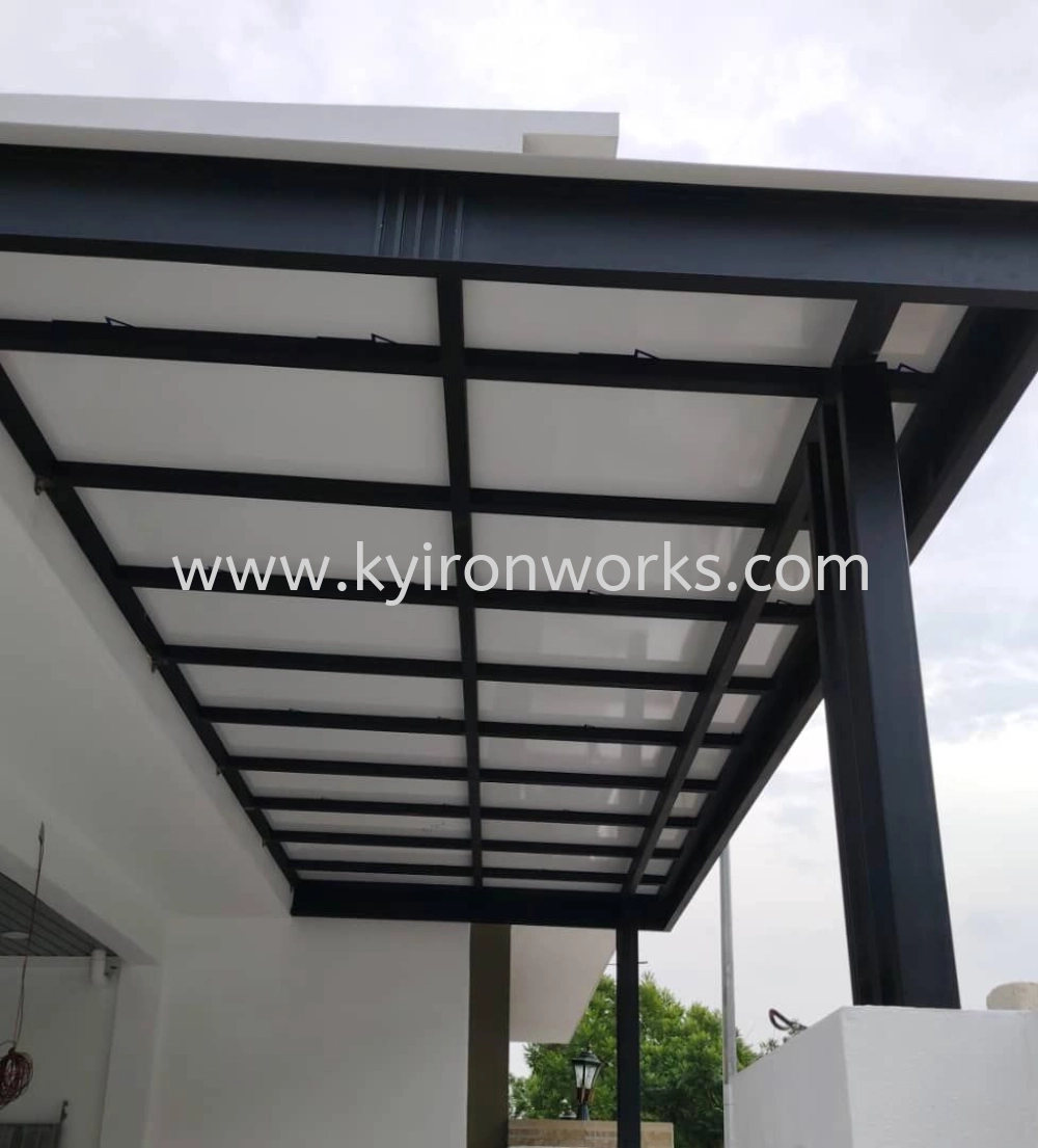 Mild Steel Aluminium Strip Ceiling Awning